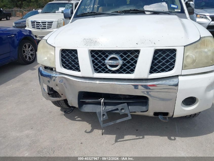 2006 Nissan Armada Se VIN: 5N1AA08B96N701599 Lot: 40327967