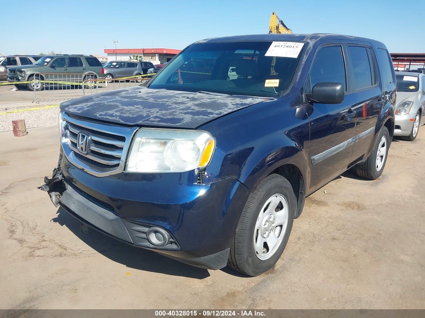 2014 HONDA PILOT LX - 5FNYF4H28EB027065