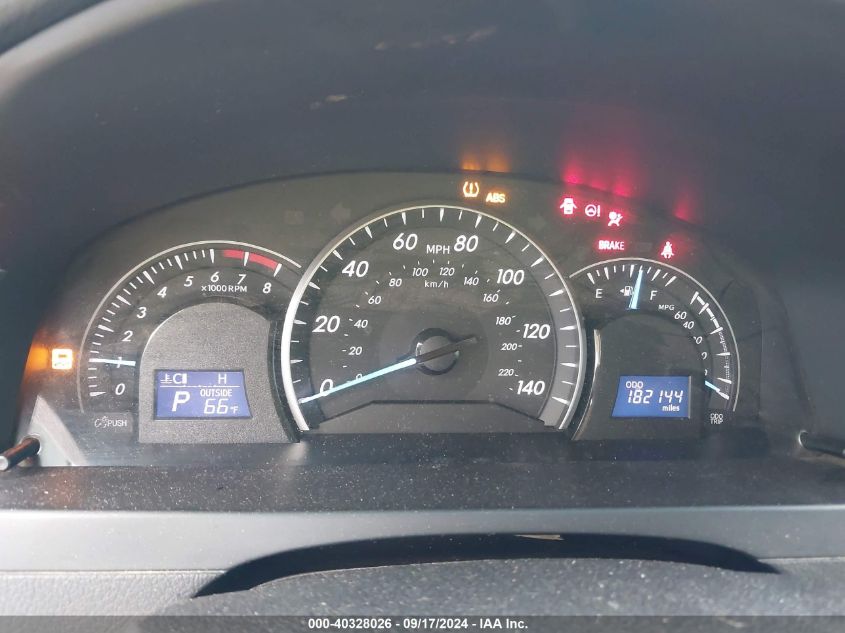 4T4BF1FK3CR242771 2012 Toyota Camry Se/Le/Xle