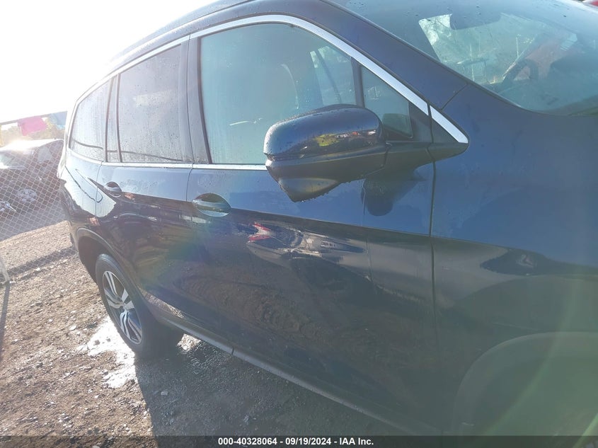 VIN 5FNYF6H39HB034356 2017 HONDA PILOT EX