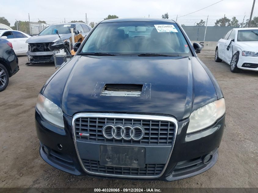 2008 Audi A4 2.0T VIN: WAUAF78E08A070659 Lot: 40328065