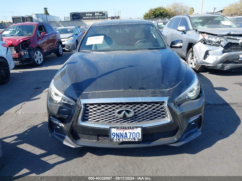 2021 Infiniti Q50 Sensory VIN: JN1EV7CPXMM701848 Lot: 40328067