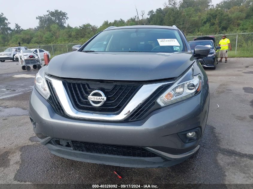 2016 Nissan Murano Platinum VIN: 5N1AZ2MG6GN125607 Lot: 40328092