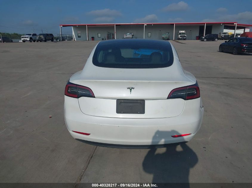 2021 Tesla Model 3 VIN: 5YJ3E1EA5MF017616 Lot: 40328217