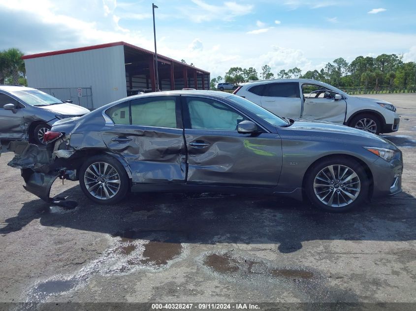 2019 Infiniti Q50 3.0T Luxe VIN: JN1EV7AP7KM512364 Lot: 40328247