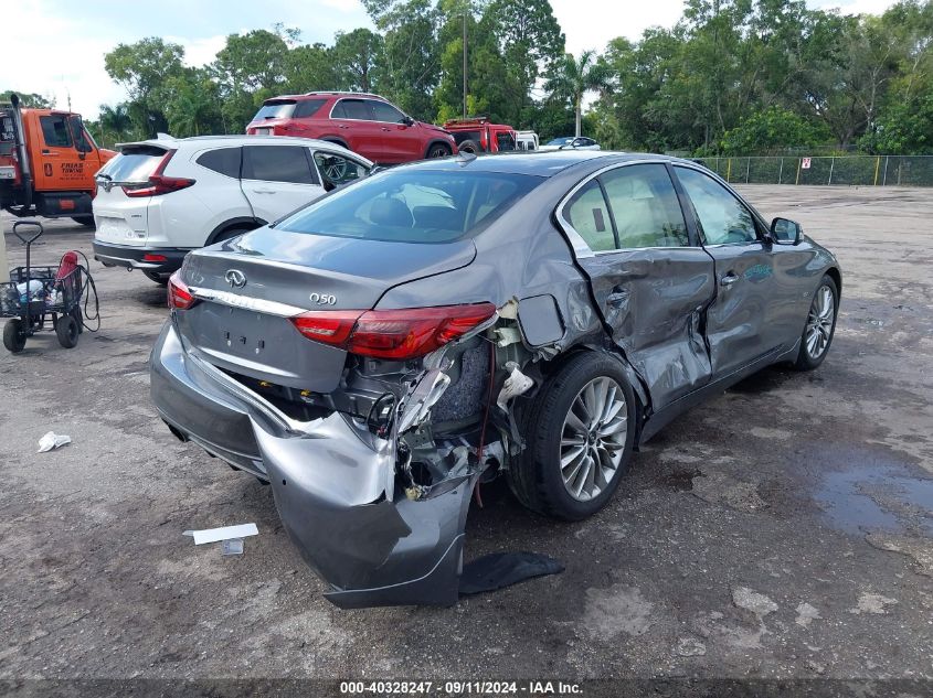 2019 Infiniti Q50 3.0T Luxe VIN: JN1EV7AP7KM512364 Lot: 40328247