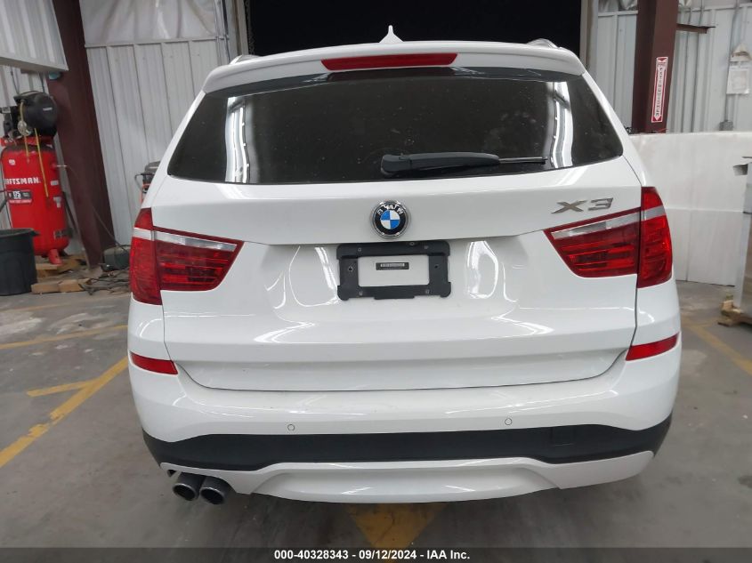 2017 BMW X3 Sdrive28I VIN: 5UXWZ7C36H0V92819 Lot: 40328343