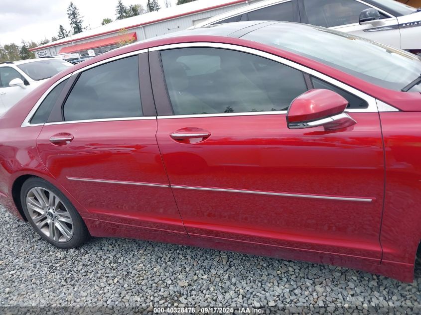 2014 Lincoln Mkz Hybrid VIN: 3LN6L2LU4ER804672 Lot: 40328478