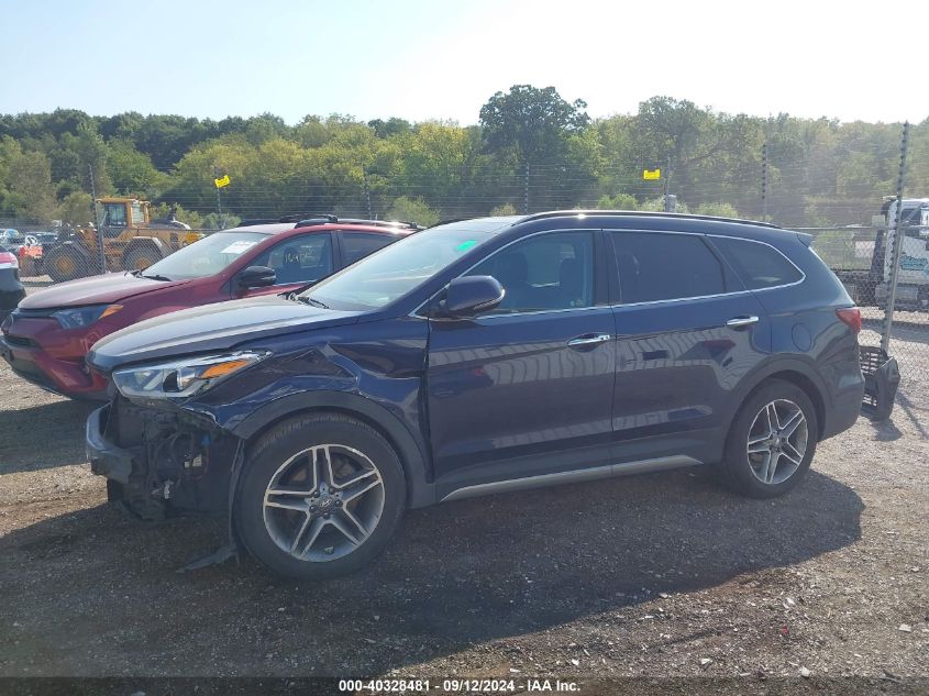 2018 Hyundai Santa Fe Se/Limited VIN: KM8SRDHF4JU266853 Lot: 40328481