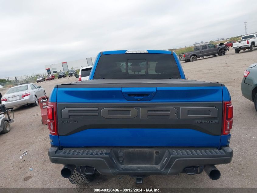 2019 Ford F-150 Raptor VIN: 1FTFW1RG3KFB67824 Lot: 40328496