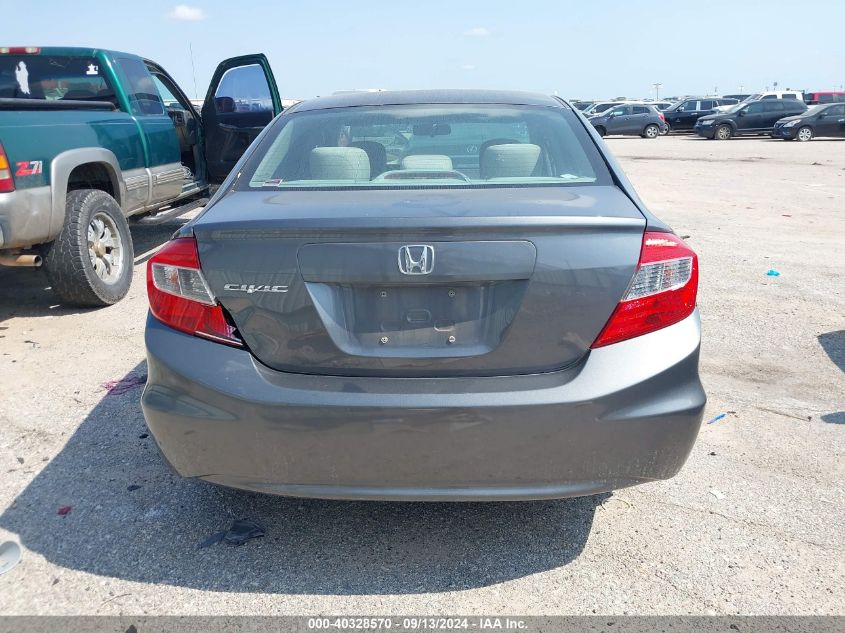 2012 Honda Civic Ex VIN: 2HGFB2F81CH315355 Lot: 40328570