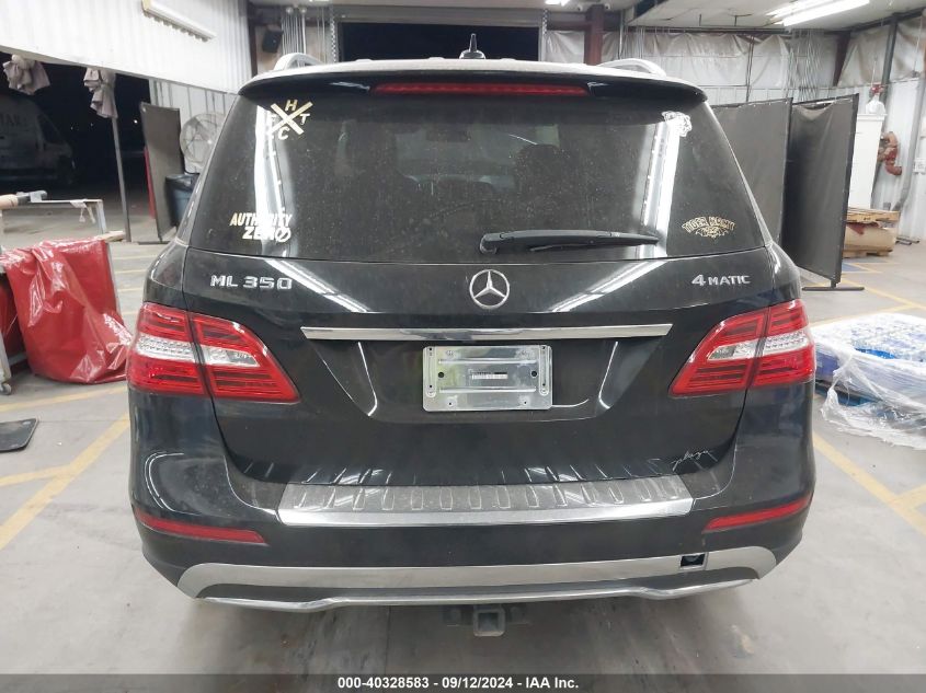 2015 Mercedes-Benz Ml 350 350 4Matic VIN: 4JGDA5HB4FA486988 Lot: 40328583