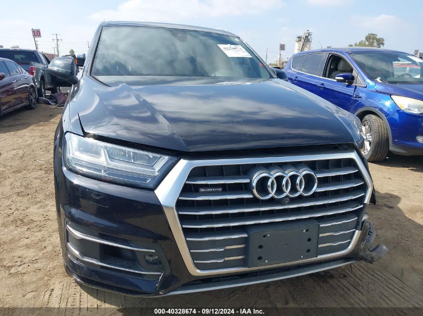 2018 Audi Q7 3.0T Premium VIN: WA1LAAF72JD004222 Lot: 40328674