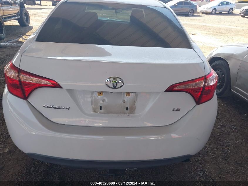 2017 Toyota Corolla L/Le/Xle/Se/Xse VIN: 2T1BURHE0HC852416 Lot: 40328680