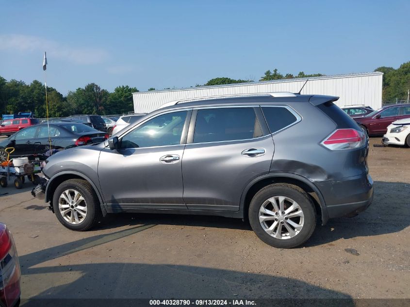 2016 Nissan Rogue S/Sl/Sv VIN: KNMAT2MT3GP723449 Lot: 40328790