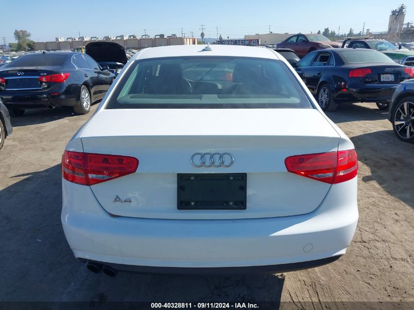 2014 Audi A4 2.0T Premium VIN: WAUAFAFL2EA112436 Lot: 40328811