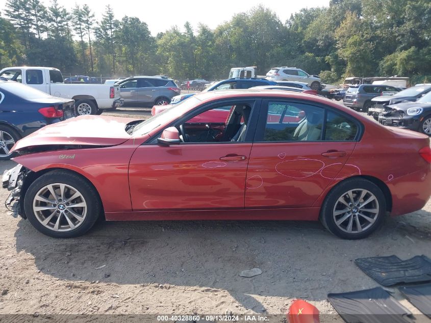 2018 BMW 320 Xi VIN: WBA8E5G50JNU45956 Lot: 40328860