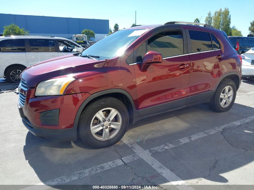 3GNCJPSBXGL140322 2016 CHEVROLET TRAX - Image 2