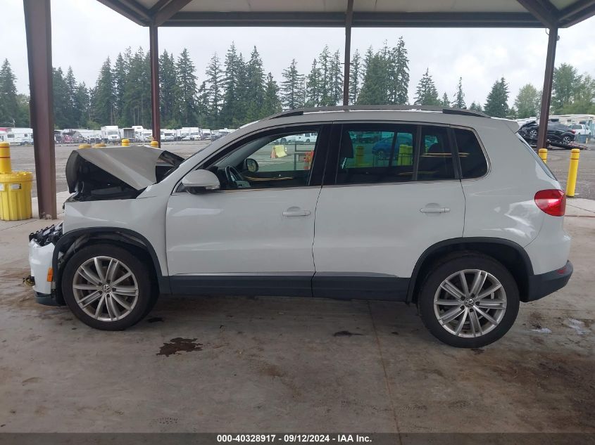 2014 Volkswagen Tiguan Se VIN: WVGBV3AX4EW581266 Lot: 40328917