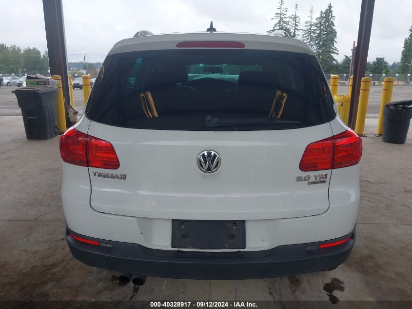 2014 Volkswagen Tiguan Se VIN: WVGBV3AX4EW581266 Lot: 40328917