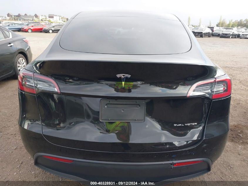 2024 Tesla Model Y Long Range Dual Motor All-Wheel Drive VIN: 7SAYGAEE6RF150348 Lot: 40328931