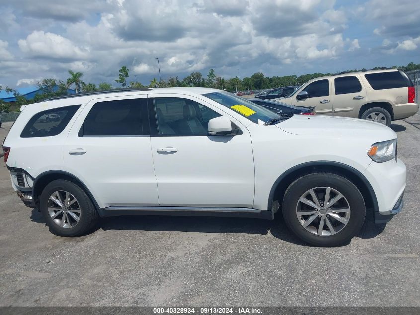 2016 Dodge Durango Limited VIN: 1C4RDHDG0GC346382 Lot: 40328934