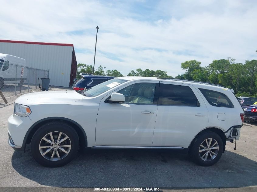 2016 Dodge Durango Limited VIN: 1C4RDHDG0GC346382 Lot: 40328934