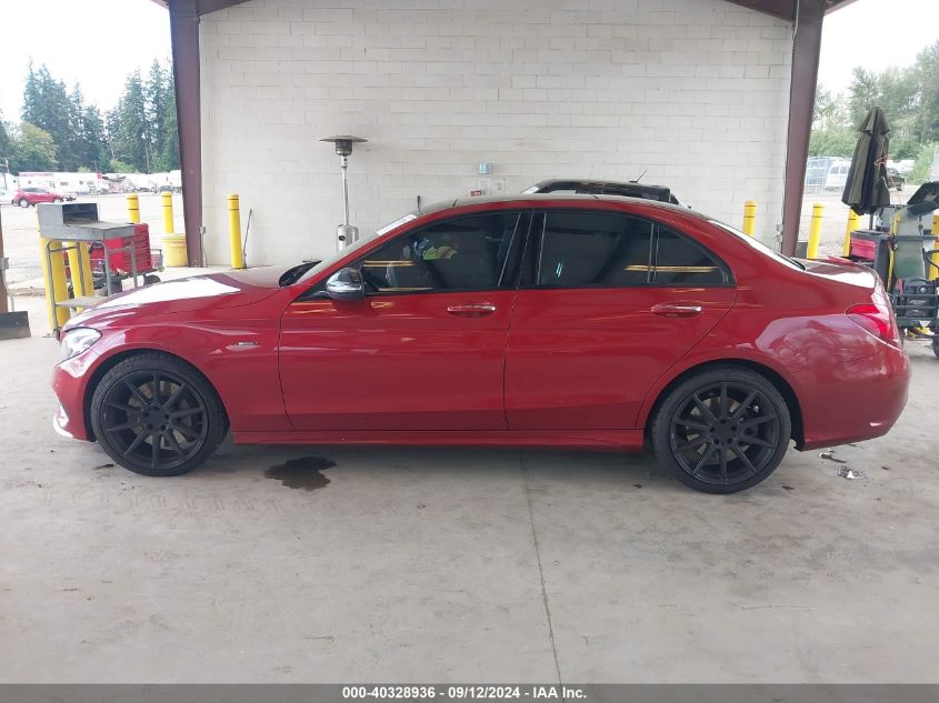 2016 Mercedes-Benz C 450 Amg 4Matic VIN: 55SWF6EB1GU123533 Lot: 40328936