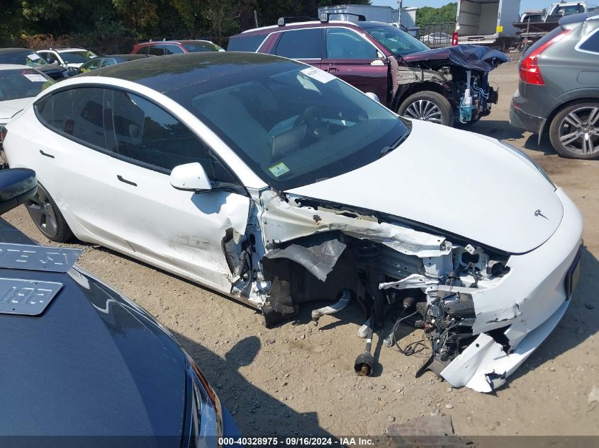 2021 Tesla Model 3 Long Range Dual Motor All-Wheel Drive VIN: 5YJ3E1EB5MF960596 Lot: 40328975