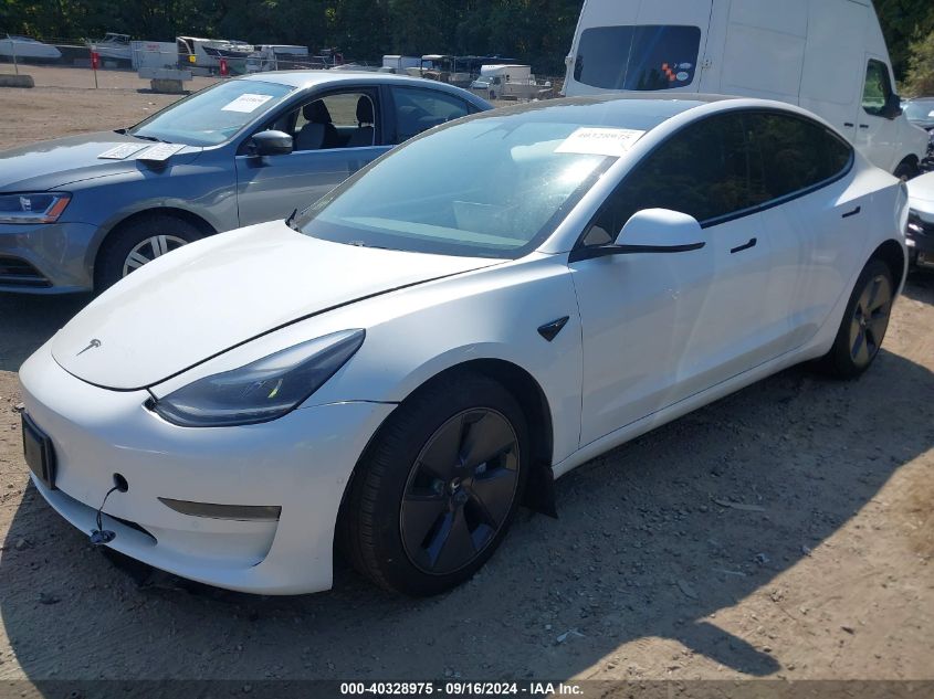 VIN 5YJ3E1EB5MF960596 2021 Tesla Model 3, Long Rang... no.2