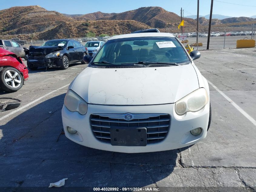 2005 Chrysler Sebring Limited VIN: 1C3AL66R45N574183 Lot: 40328992