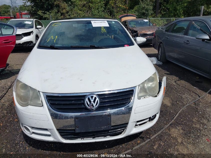 2009 Volkswagen Eos Komfort VIN: WVWBA71F89V020109 Lot: 40329036