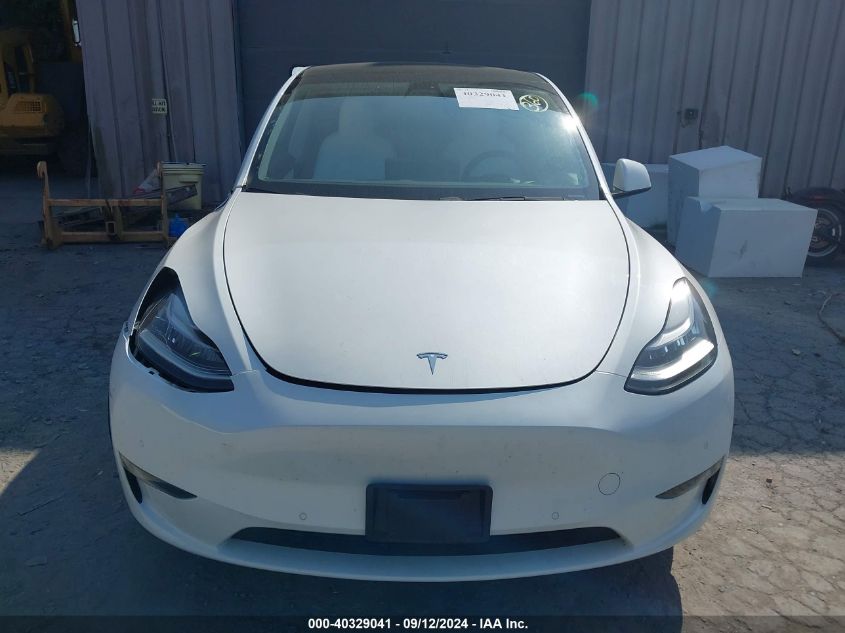 2021 Tesla Model Y Long Range Dual Motor All-Wheel Drive VIN: 5YJYGDEE4MF069176 Lot: 40329041