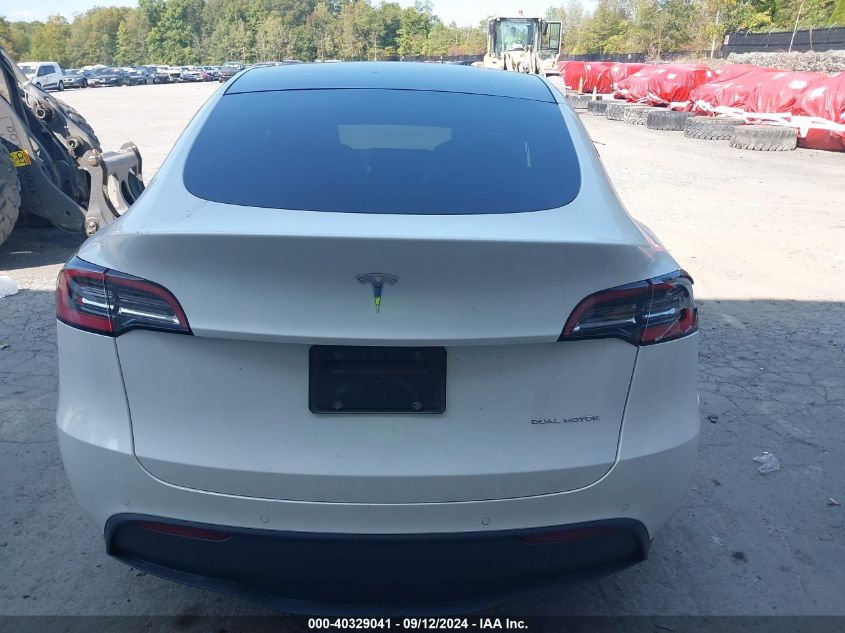 2021 Tesla Model Y Long Range Dual Motor All-Wheel Drive VIN: 5YJYGDEE4MF069176 Lot: 40329041