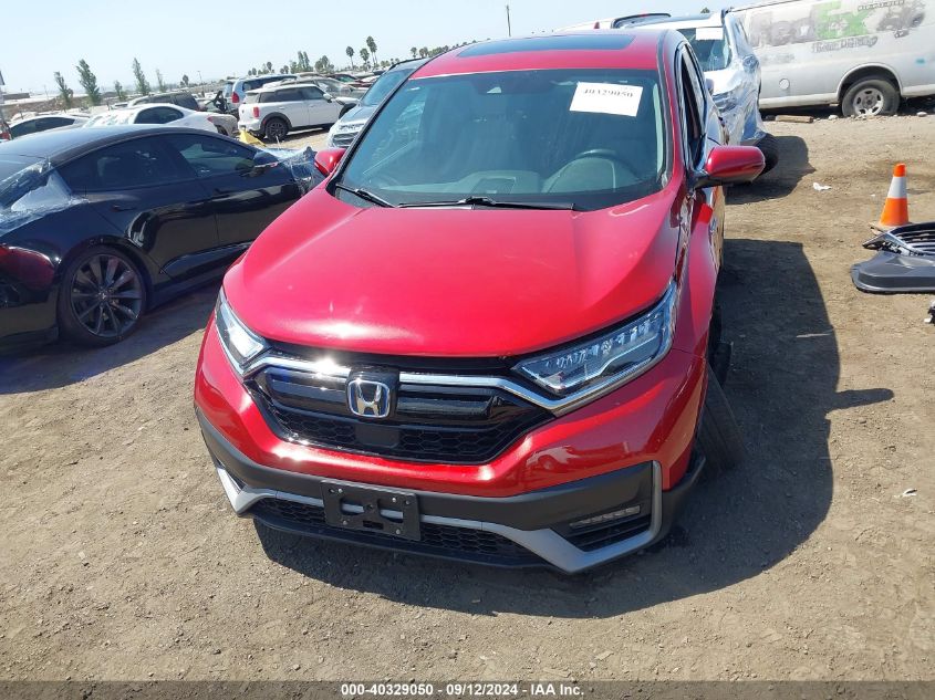 2021 Honda Cr-V Hybrid Ex VIN: 7FART6H55ME022590 Lot: 40329050