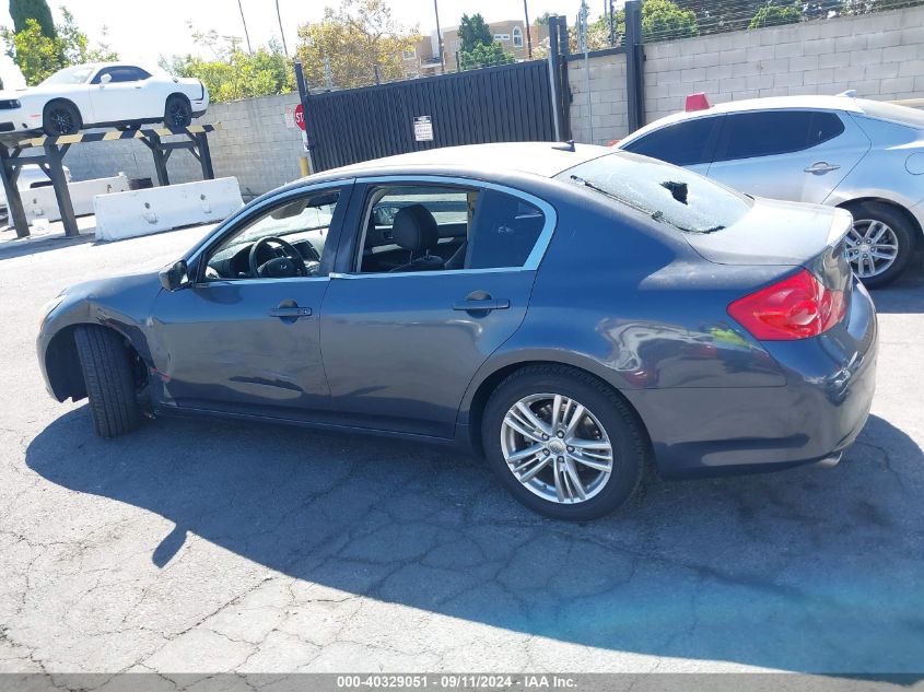 2012 Infiniti G37 Journey VIN: JN1CV6AP9CM936499 Lot: 40329051