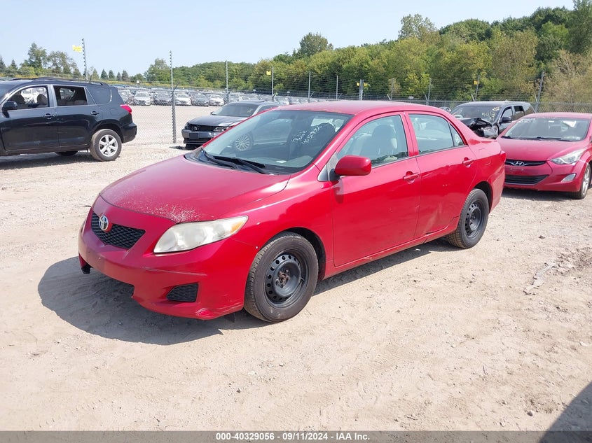 2009 TOYOTA COROLLA VIN: JTDBL40E49J009827