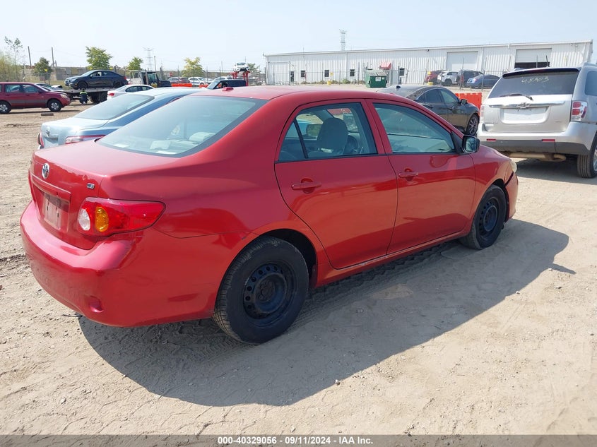 2009 TOYOTA COROLLA VIN: JTDBL40E49J009827