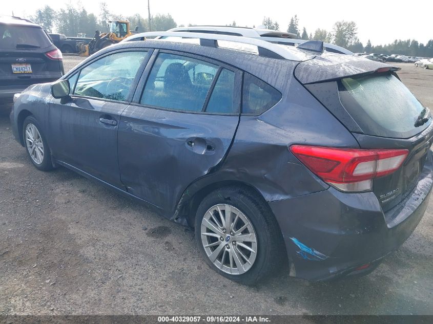 2017 Subaru Impreza 2.0I Premium VIN: 4S3GTAB68H3730066 Lot: 40329057