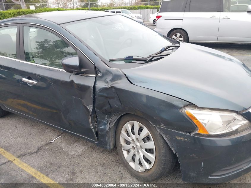 2014 Nissan Sentra S VIN: 3N1AB7AP6EY247185 Lot: 40329064