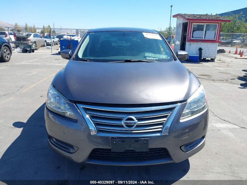 2013 Nissan Sentra Sv VIN: 3N1AB7AP4DL664722 Lot: 40329097