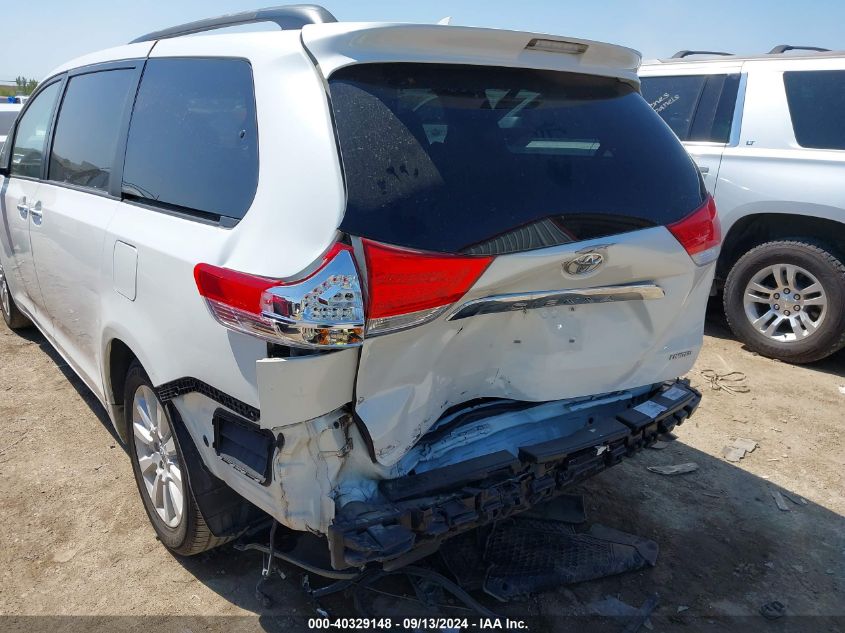 2011 Toyota Sienna Xle/Limited VIN: 5TDYK3DC2BS058209 Lot: 40329148