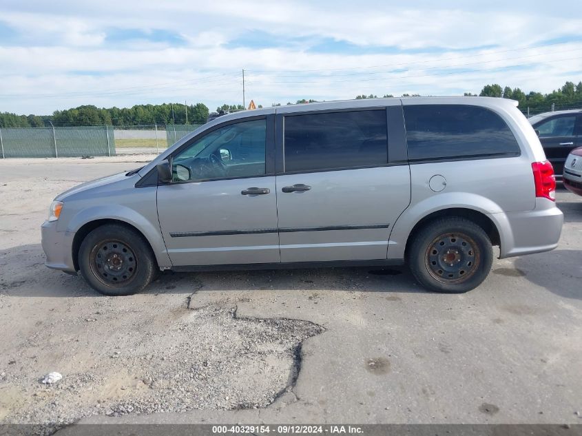 2014 Dodge Grand Caravan American Value Pkg VIN: 2C4RDGBG5ER406500 Lot: 40329154