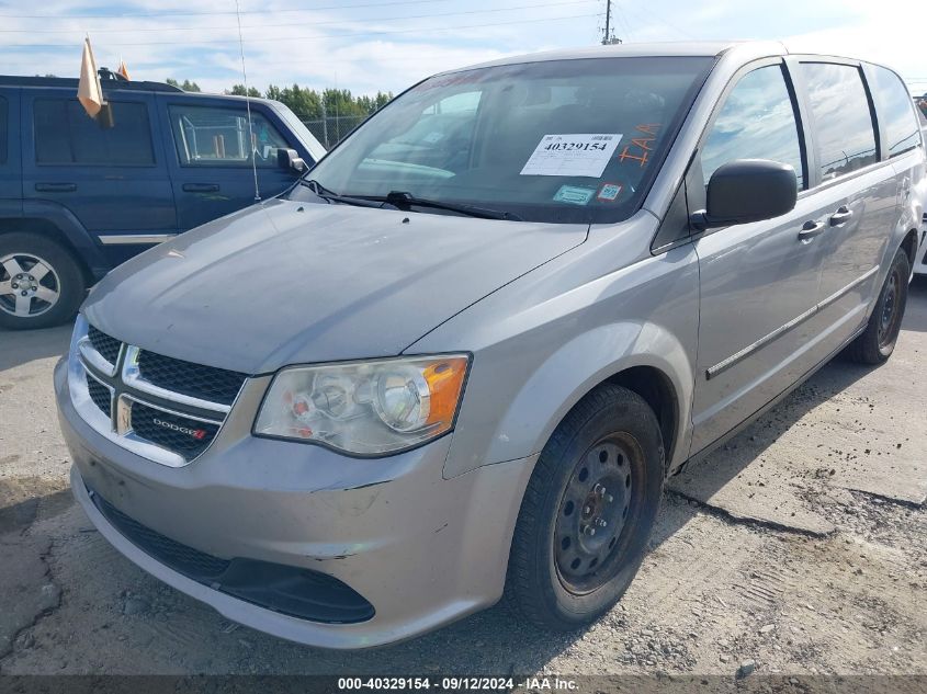 2014 Dodge Grand Caravan American Value Pkg VIN: 2C4RDGBG5ER406500 Lot: 40329154