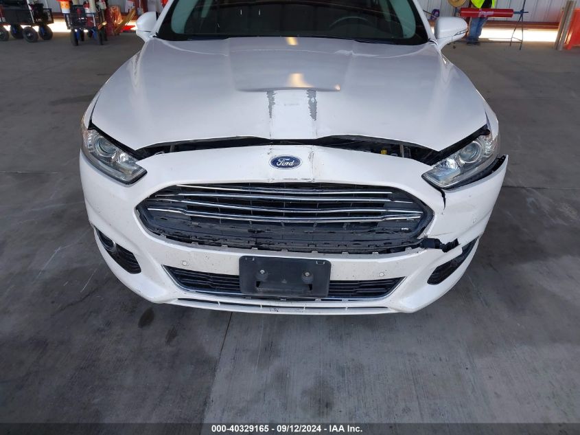 2013 Ford Fusion Hybrid Titanium VIN: 3FA6P0RUXDR282249 Lot: 40329165