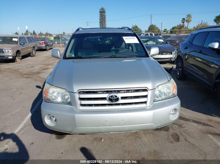 2004 Toyota Highlander Limited V6 VIN: JTEDP21A040015485 Lot: 40329182