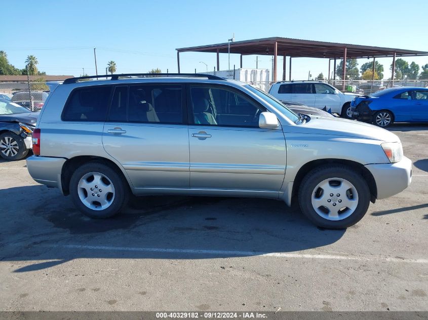 2004 Toyota Highlander Limited V6 VIN: JTEDP21A040015485 Lot: 40329182