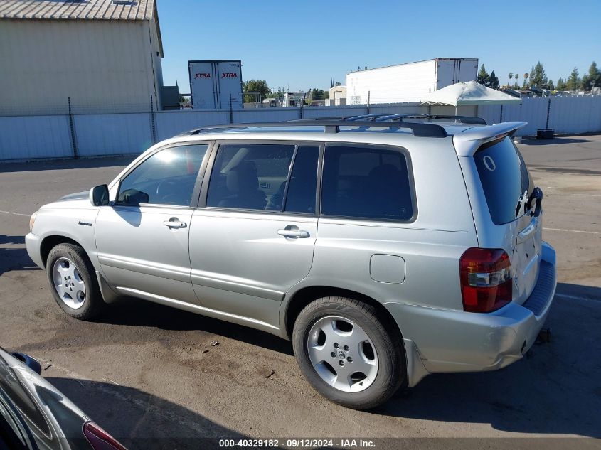 2004 Toyota Highlander Limited V6 VIN: JTEDP21A040015485 Lot: 40329182