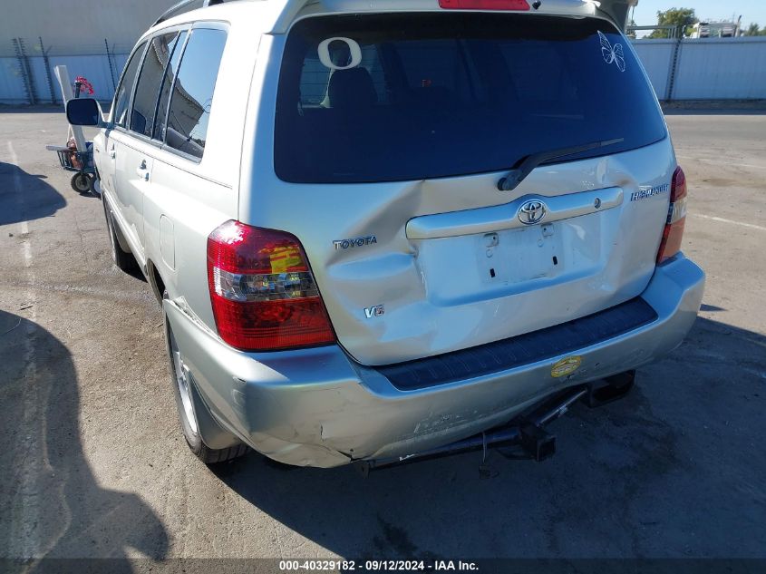 2004 Toyota Highlander Limited V6 VIN: JTEDP21A040015485 Lot: 40329182