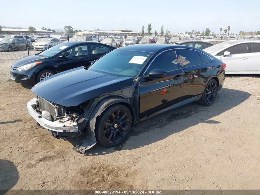 VIN 1HGCV1F3XJA021571 2018 HONDA ACCORD SPORT